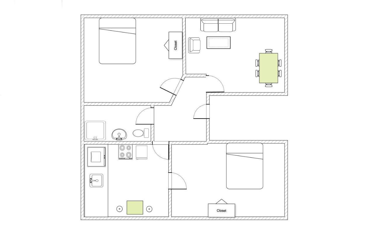 Sanders Lake - Pleasant Two-Bedroom Apartment In Downtown Köpenhamn Exteriör bild